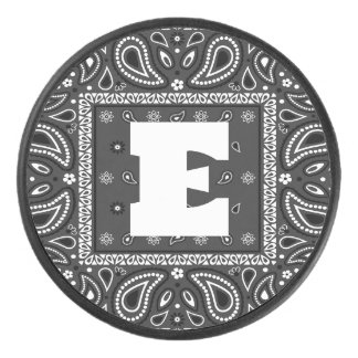 Black Paisley Bandana Birthday Hip Hop Rap Scarf Eishockey Puck