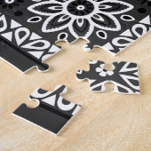 Black Paisley Bandana Birthday Hip Hop Rap Scarf Puzzle (Seite)