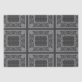 Black Paisley Bandana Birthday Hip Hop Rap Scarf Seidenpapier