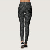 Black Paisley: Leggings (Rückseite)