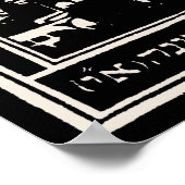 Black Palestine Poster (Ecke)