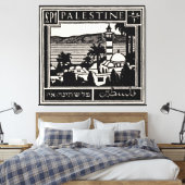 Black Palestine Poster Leinwanddruck (Insitu (Schlafzimmer))