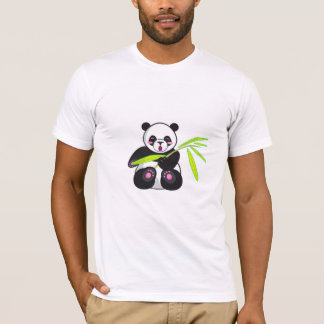 Black Panda mit Grass T - Shirt - Niedliche Wildfa