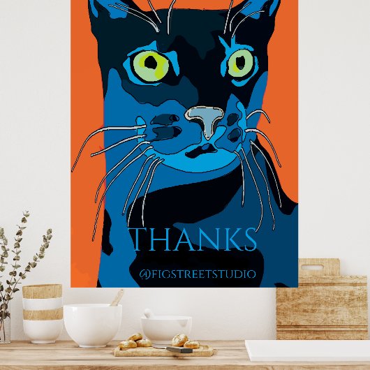 Black Pantha, Poster (Küche)