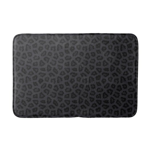 Black Panther Animal Print Badematte (Vorderseite)