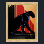 Black Panther Art Deco Poster<br><div class="desc">Das ist ein ikonisches Art Deco Design. Der Schwarze Panther hat scharfe Deko-Linien und ist ein beeindruckendes Bild. Dies macht ein großartiges Poster und es könnte gerahmt sein,  eine String-Ergänzung zu einer Wand in Ihrer Zuhause zu machen.</div>