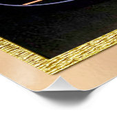 Black Panther Art Deco Poster (Ecke)