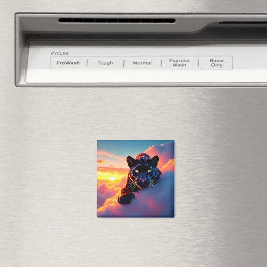 Black Panther Art Magnet (In Situ (Geschirrspüler))