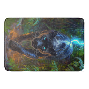 Black Panther Badematte