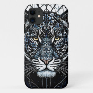 Black Panther Buntglas Buntes Bleiglas Case-Mate iPhone Hülle