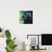 Black Panther Cat Poster (Heimbüro)