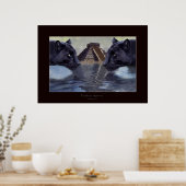 BLACK PANTHER & CHICHEN ITZA Art Poster (Küche)