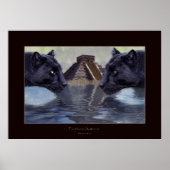 BLACK PANTHER & CHICHEN ITZA Art Poster (Vorne)