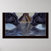 BLACK PANTHER & CHICHEN ITZA Art Poster (Vorne)