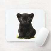 Black Panther Cube mit Big Eyes Mousepad (Mit Mouse)