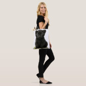 Black Panther Cube mit Big Eyes Tasche (Am Model)