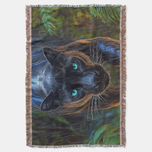 Black Panther Decke (Vorderseite Vertikal)