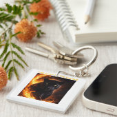 Black Panther Fire Power Schlüsselanhänger (Vorderseite rechts)