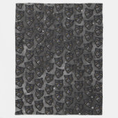 Black Panther Fleecedecke (Vorderseite)