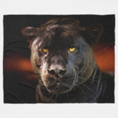 BLACK PANTHER FLEECEDECKE (Vorderseite (Horizontal))