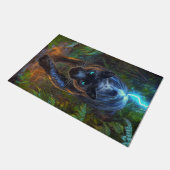 Black Panther Fußmatte (Schrägansicht)