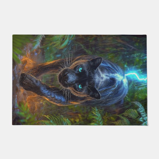 Black Panther Fußmatte (Vorderseite)