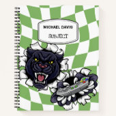 Black Panther Gamer mit einem Videogame Controller Notizblock (Vorderseite)