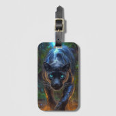 Black Panther Gepäckanhänger (Vorderseite Vertikal)