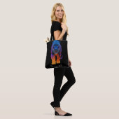 Black Panther Grafik "Ich bin hier" Tasche (Am Model)