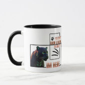 Black Panther Grafik "Ich bin hier" Tasse (Links)