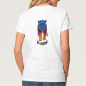 Black Panther Grafik "I'm Here" T-Shirt (Rückseite)