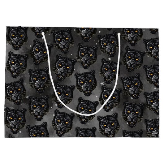 Black Panther Große Geschenktüte (Rückseite)