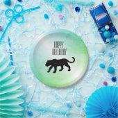 Black Panther Happy Birthday Pappteller (Party)