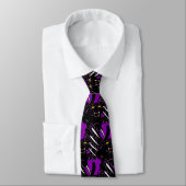 Black Panther Head Claws Sportfußball Necktie Krawatte (Gebunden)