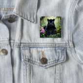 Black Panther in the Jungle Button (Beispiel)