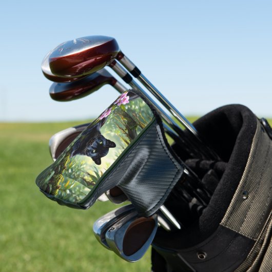 Black Panther in the Jungle Golf Headcover (In Situ)