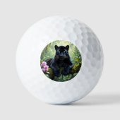 Black Panther in the Jungle Golfball (Vorderseite)