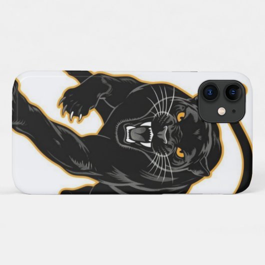 Black Panther iPhone Case (Rückseite (Horizontal))