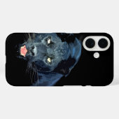Black Panther Jaguar Eyes Case-Mate iPhone Hülle (Rückseite (Horizontal))