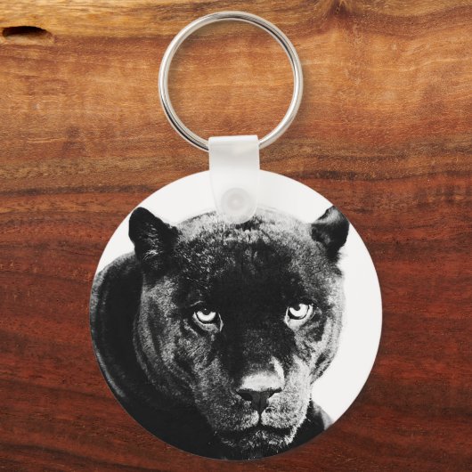 Black Panther Jaguar Schlüsselanhänger (Vorderseite)