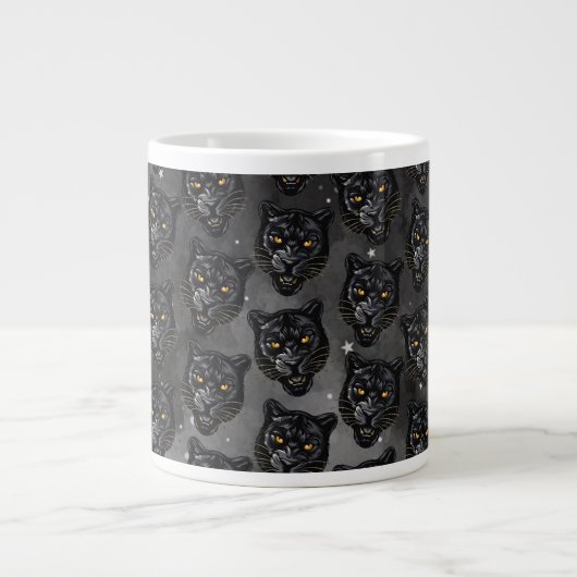 Black Panther Jumbo-Tasse (Vorderseite)