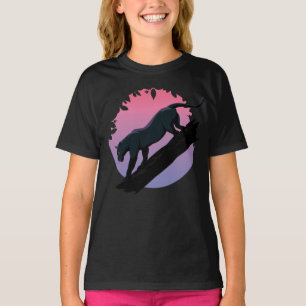 Black Panther Jungle Animal Kids T-Shirt