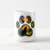Black Panther Jungle Paw Design Kaffeetasse (Mittel)