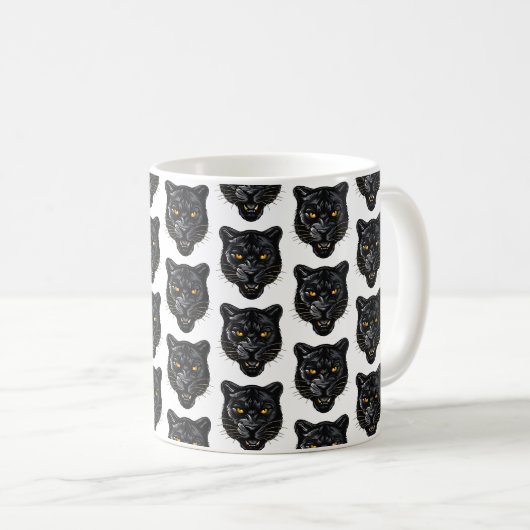 Black Panther Kaffeetasse (VorderseiteRechts)