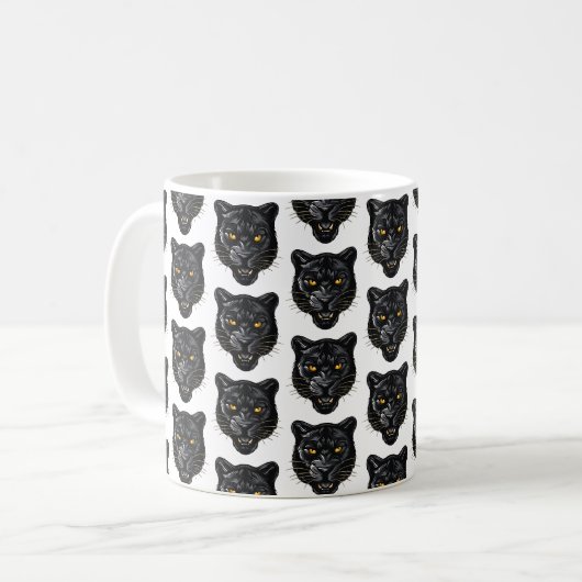 Black Panther Kaffeetasse (Vorderseite Links)