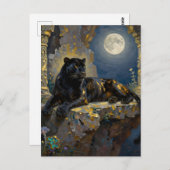 Black Panther | Keeping in Touch Postkarte (Vorne/Hinten)