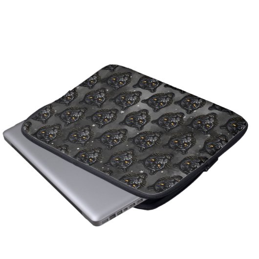 Black Panther Laptopschutzhülle (Vorne Knopf)