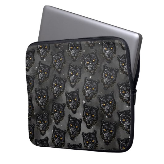 Black Panther Laptopschutzhülle (Vorderseite Links)