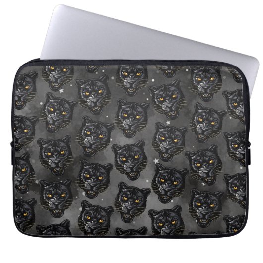 Black Panther Laptopschutzhülle (Vorderseite)