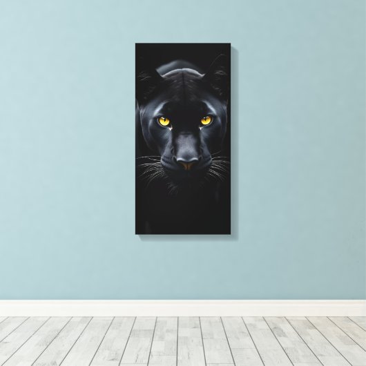 Black Panther Leinwanddruck (Insitu (Holzboden))